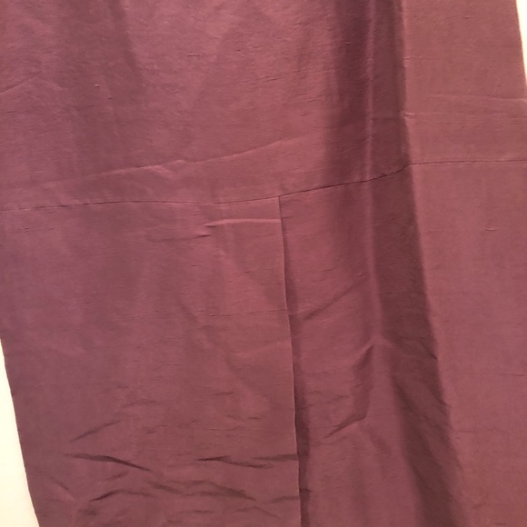 Eileen Fisher Silk Straight Skirt, Purple, PP, NWT - Picture 3 of 6